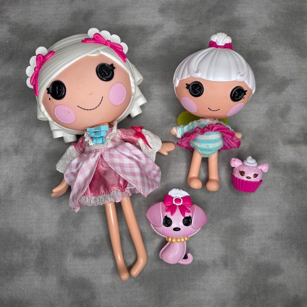 Lalaloopsy Full Size Doll Suzette‎ La Sweet & Littles Mimi La Sweet with Pets